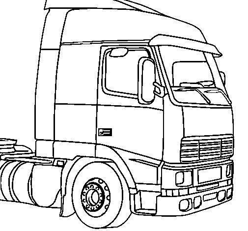 Desenhos para colorir de desenho de caminhões para colorir 
