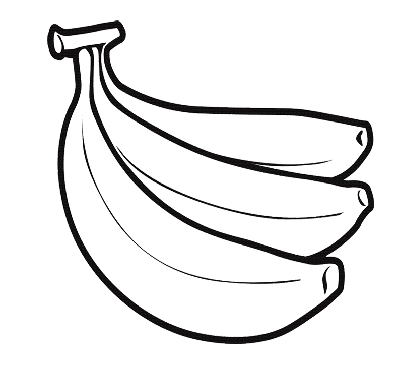 Desenho Para Colorir banana - Imagens Grátis Para Imprimir - img 5783