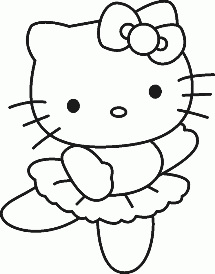 Desenhos para Pintar Hello Kitty 30