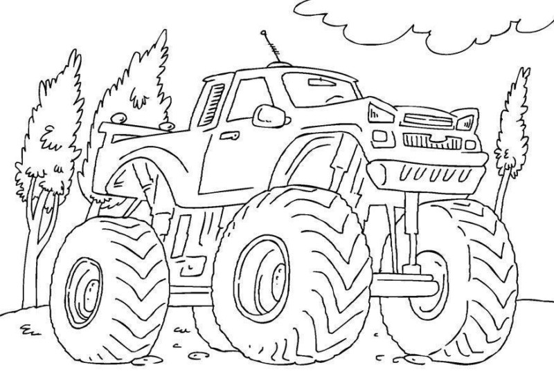 Monster trucks para colorir - alegres - Distribuidora Visão