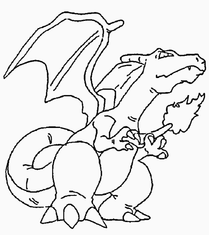 Desenho de Lugia dos Pokémon segunda geração para colorir