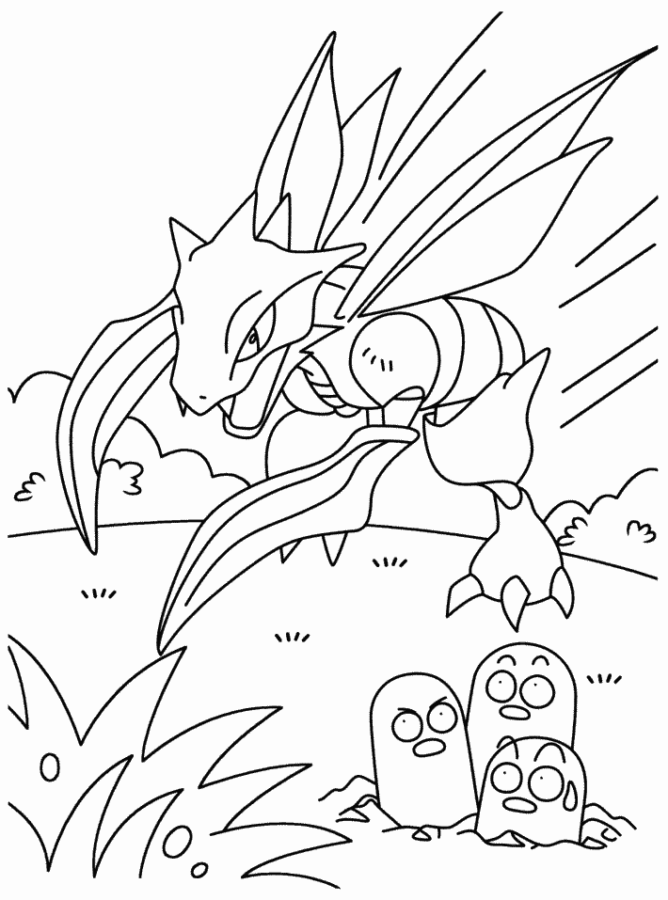pokemon para colorir 405 –  – Desenhos para Colorir