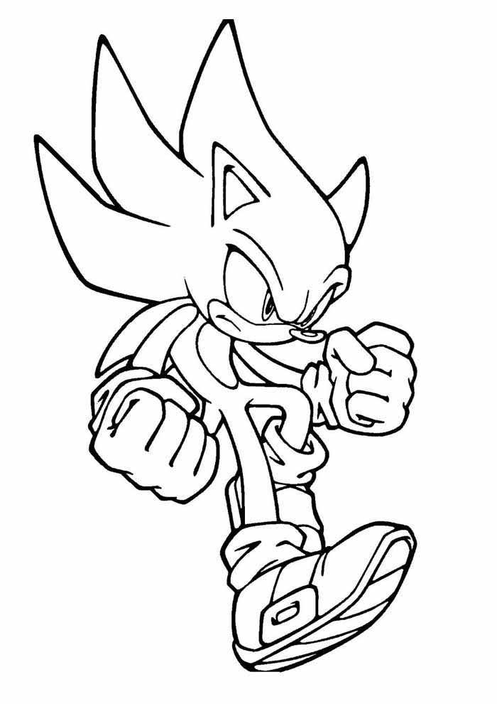 Desenhos do Sonic para Colorir e Imprimir - Brinquedos de Papel