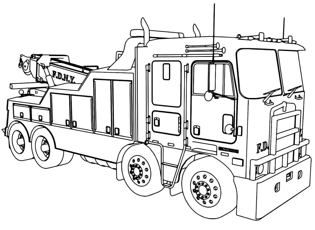 Desenhos para colorir de desenho de um bombeiro extinguindo o fogo para  colorir 