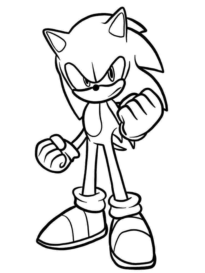 Desenhos do Sonic para Colorir e Imprimir - Brinquedos de Papel