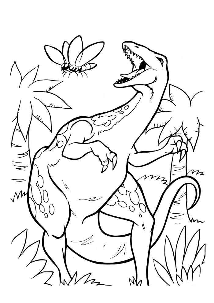 85+ Desenhos da Família Dinossauro para Imprimir e Colorir