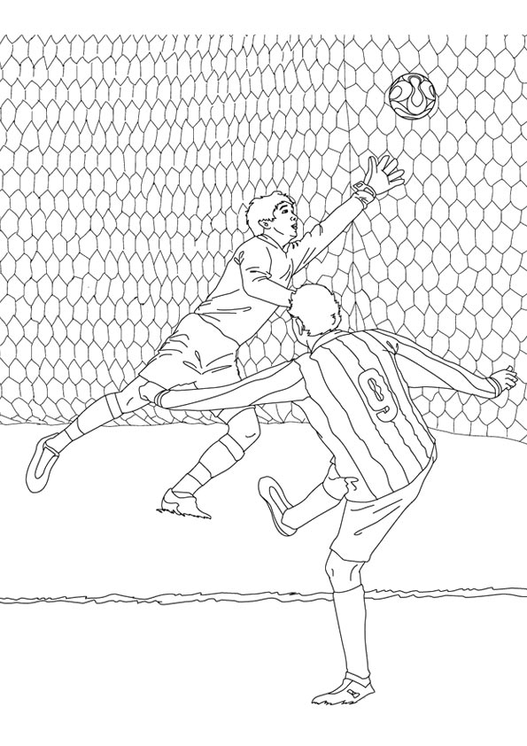 Chute a Gol: 7 Desenhos de Jogo de Futebol para Imprimir e Colorir