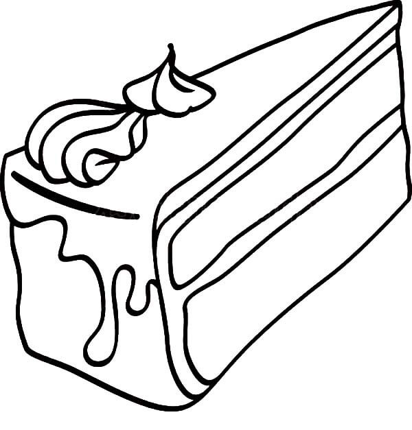 Página para colorir de bolo de aniversário não nascido fofo para imprimir
