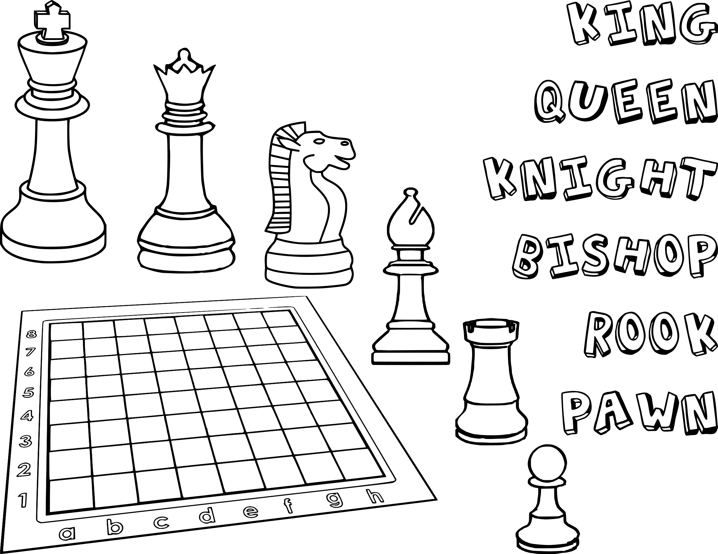 Desenho Para Colorir peão (xadrez) - Imagens Grátis Para Imprimir - img  25865