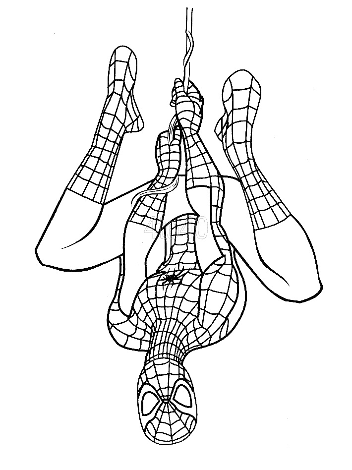 Desenhos do Homem-Aranha para Colorir e Imprimir