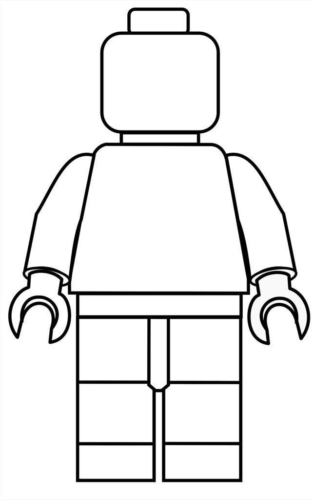 Desenhos de Lego para colorir - Bora Colorir