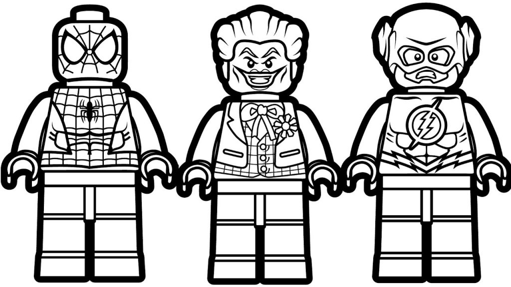 10 Desenhos de Bonecos LEGO Minecraft para Imprimir e Colorir!