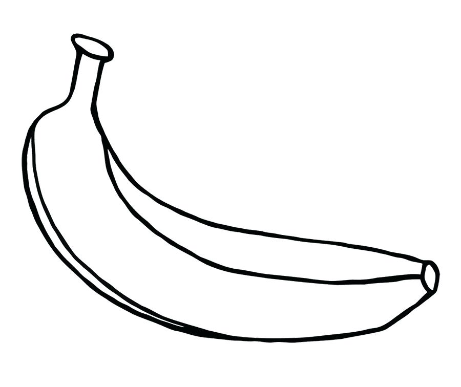 Desenhos de Banana para Imprimir e Colorir
