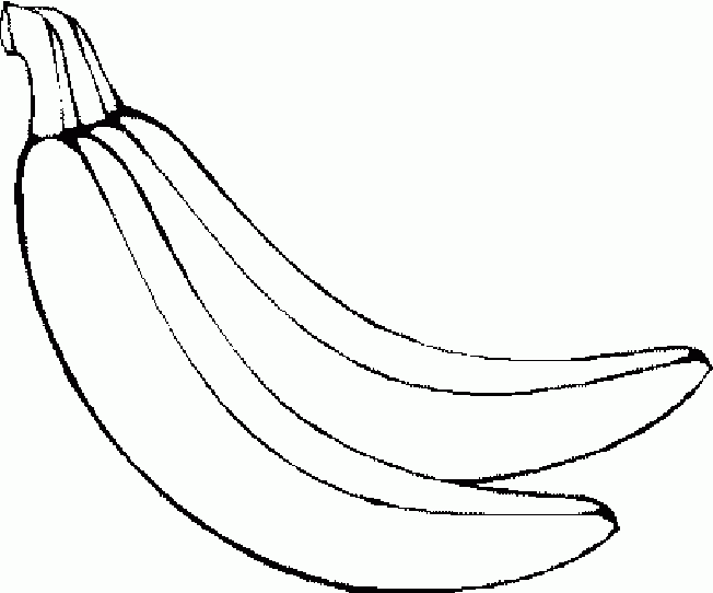 Molde de Frutas para Imprimir: 19 desenhos  Frutas para colorir, Banana  desenho, Desenhos de frutas