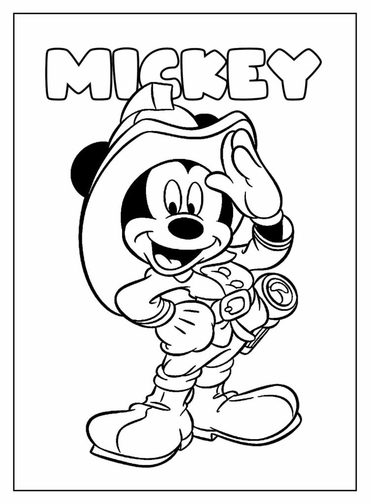 Desenhos da Disney para Imprimir e Colorir
