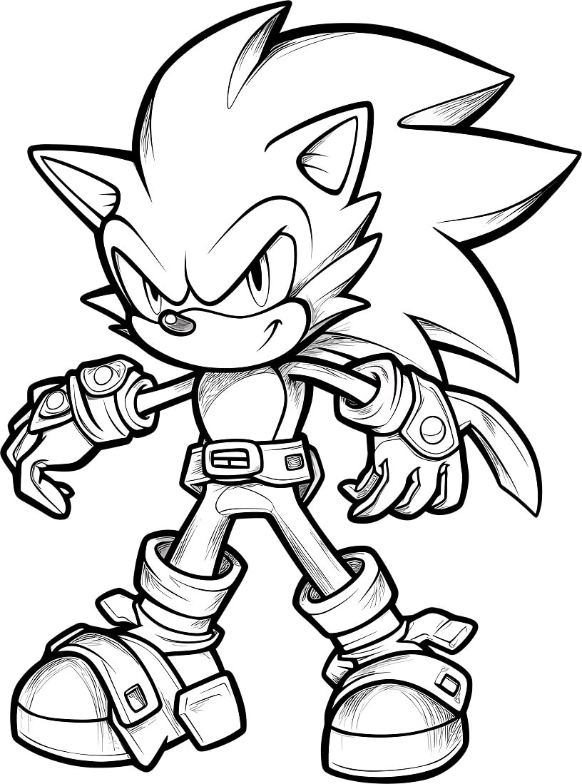 Desenhos do Sonic para Imprimir e Colorir