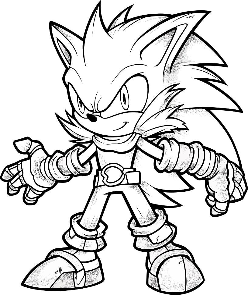 Sonic para colorir em 2023  Páginas para colorir, Shadow the hedgehog,  Desenho de ouriço