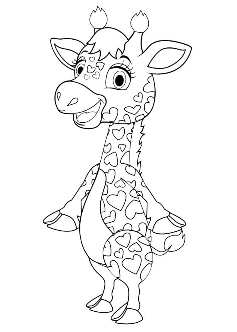 desenho de giramille para imprimir e pintar