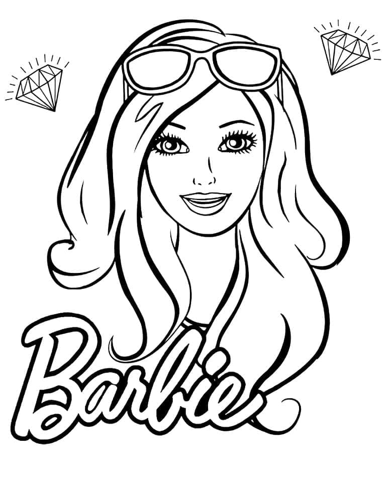 Barbie para Colorir