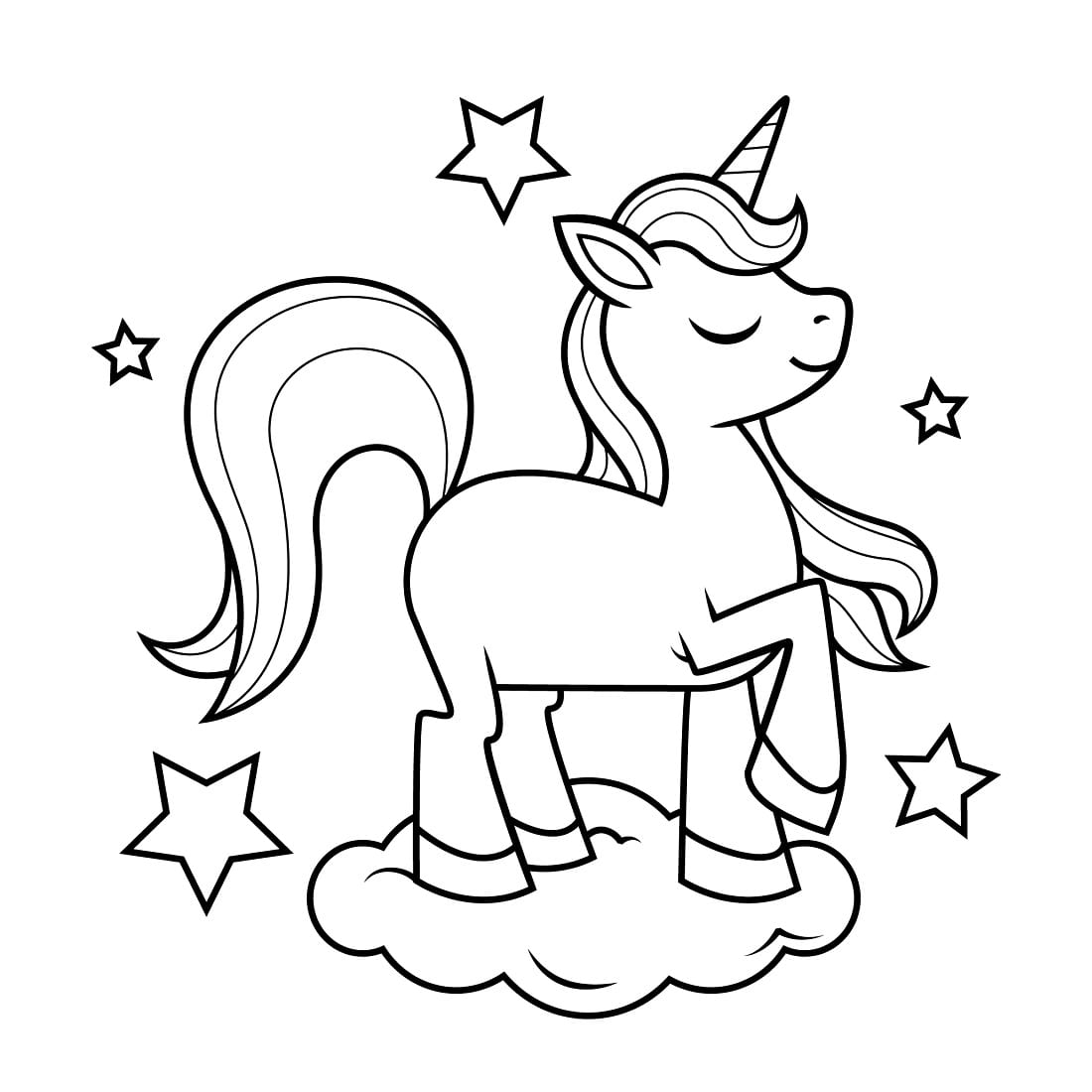 Unicórnio para Colorir
